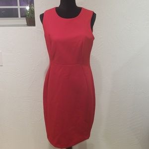 Calvin Klein red dress size 10